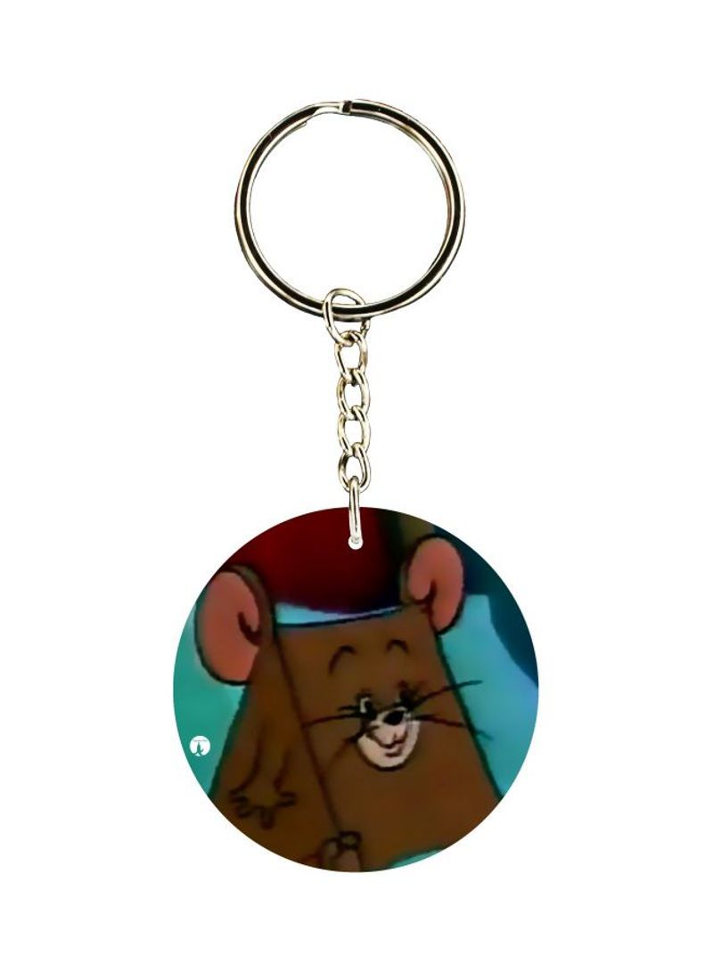 RKN Mouse Printed Dual Sided Keychain
