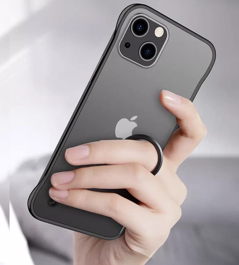 REALCASE iPhone 13 Back Cover Case | Stylish Frameless Matte Hard Skin | Soft TPU Shock Proof Bumper Back Cover Case for iPhone 13 (6.1) (F-Blue) - Image 2