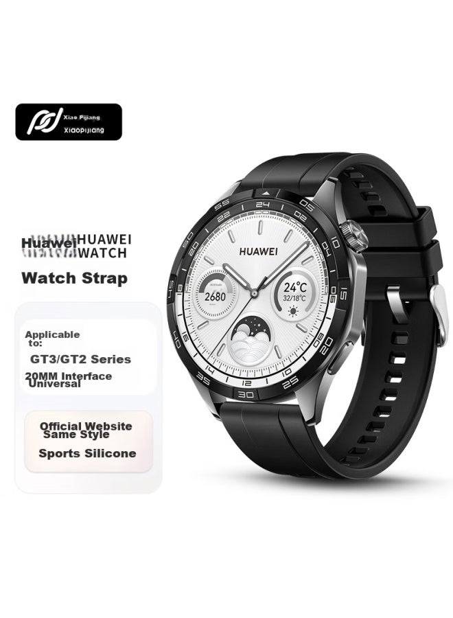 Tinker Xiaopijiang Compatible With Huawei Watch Straps For Gt5pro/gt4/gt3pro/gt2, Sports Watch Bands For Watch4pro/watch3, Honor/xiaomi Watch, Silicone Watch Bands - Image 1
