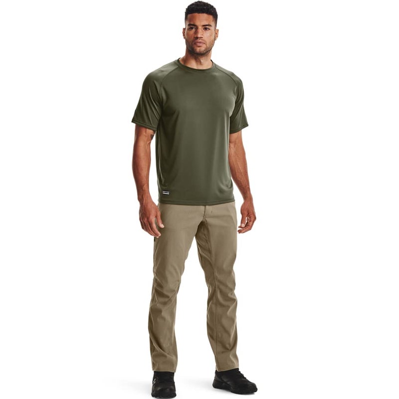 Under Armour Men's UA Tactical Techâ„¢ Short Sleeve T-Shirt XL Green - Image 2