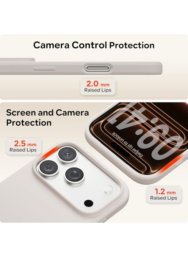 Jomo Store Liquid Silicone Case for iPhone 17 Pro Max 6.9-Inch – MagSafe Compatible, Soft Touch, Shockproof, Anti-Scratch Protective Phone Cover with Microfiber Lining – Full-Body Protection - Image 4