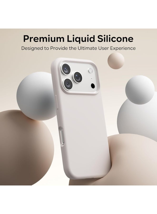 Jomo Store Liquid Silicone Case for iPhone 17 Pro Max 6.9-Inch – MagSafe Compatible, Soft Touch, Shockproof, Anti-Scratch Protective Phone Cover with Microfiber Lining – Full-Body Protection - Image 2