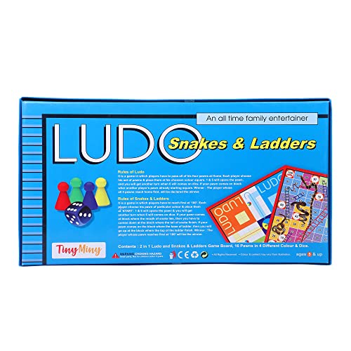 EKTA New Ludo Snakes and Ladders Board Game (Multicolor, Medium),for-All Ages, All Ages - Image 5