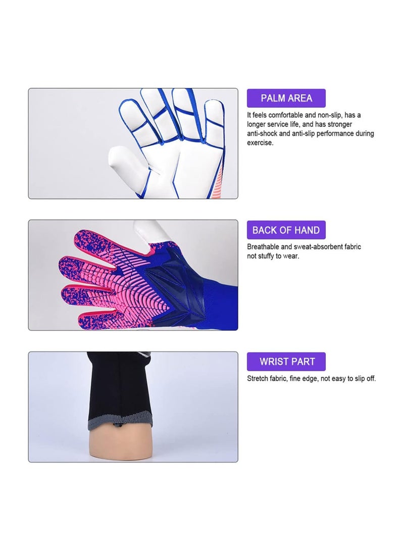 Bukela Adult Soccer Goalkeeper Gloves, Goalkeeper Training Gloves Featuring A Super Strong, Non-slip Grip for Indoor and Outdoor Training and Games, Unisex, Size 6c  - Image 2