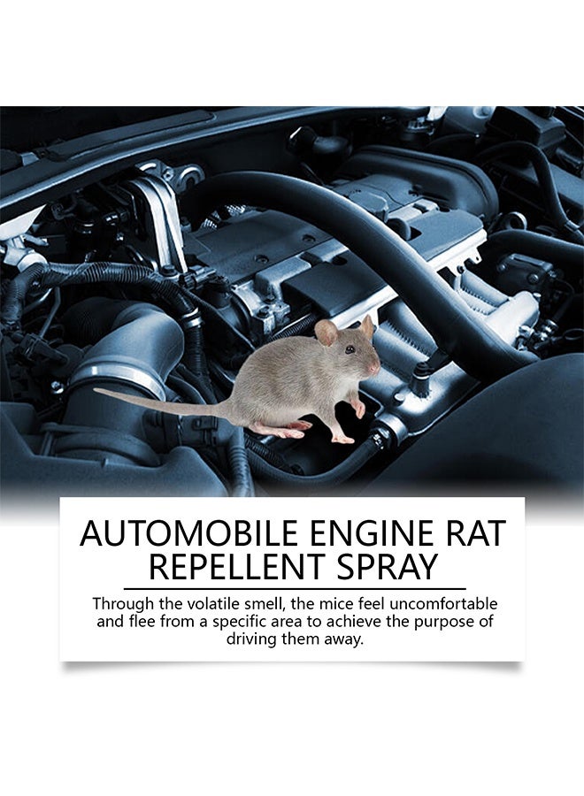 RAYHONG Automobile Engine Rat Repellent Spray, Rats Repellent Spray, Rodent Repellent, 100% Natural Repel Mice, Spray Prevent Rats From Entering The Car Engine, Use To Prevent, Catch And Repel Rats, Eco-Friendly Mouse Repellent Spray Natural Non-Toxic, 60ml - Image 5