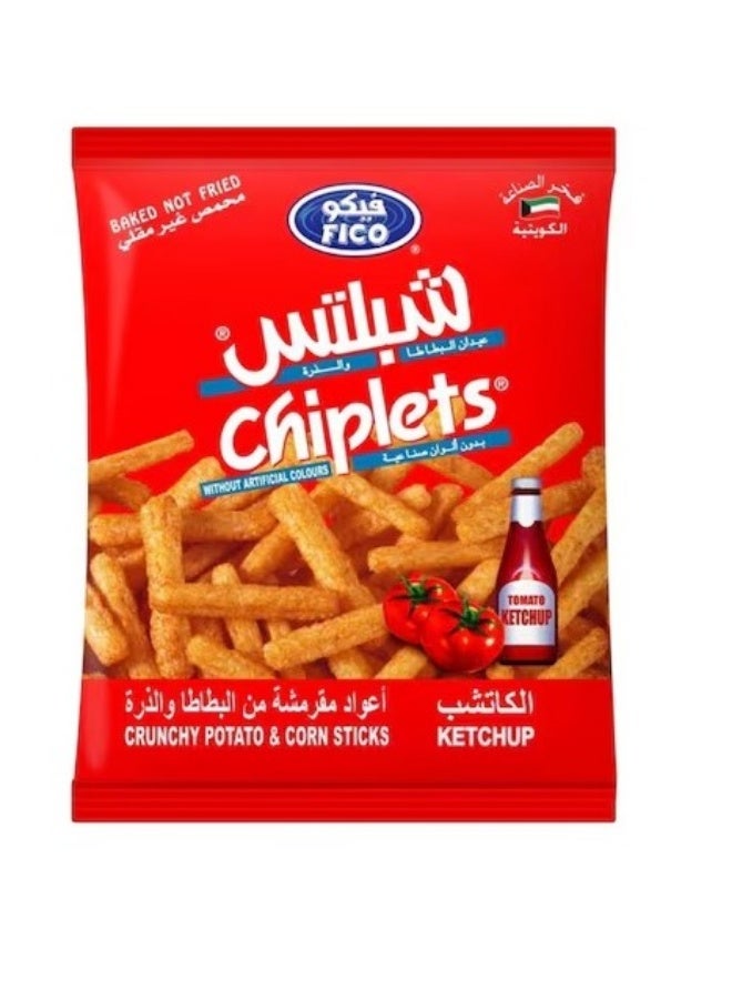 فيكو شبلتس اعواد مقرمشة من البطاطا والذرة بالكاتشب 30غ