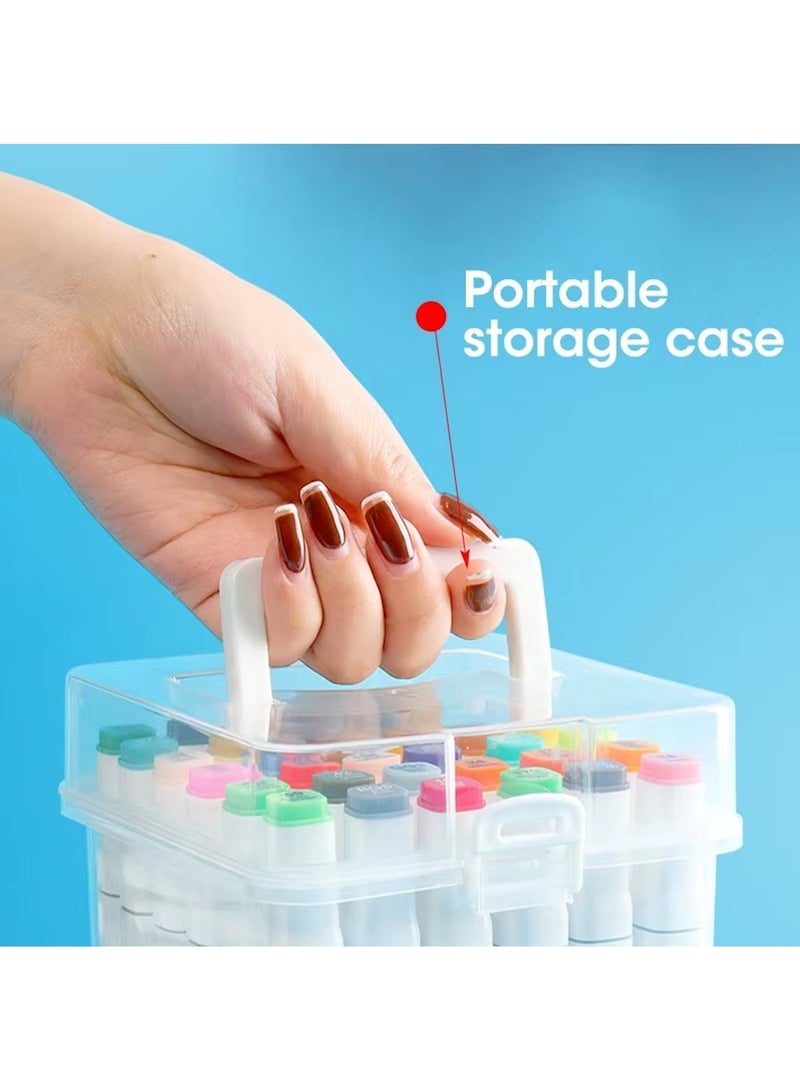 Double-Headed Soft Oily Marker Set – 40 Vibrant Colors - Image 4