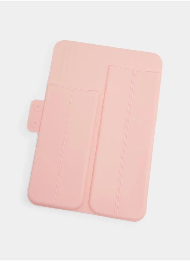 Styli Pink Styling Tools Heat Mat, Silicone Anti-Heat Pad for Hair Straightener