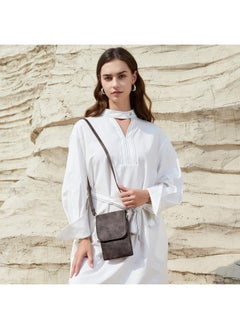 Bostanten BOSTANTEN Vegan Leather Small Crossbody Bags for Women Designer Cell Phone Bag Wallet Purses Adjustable Strap Retro Coffee  - Image 3