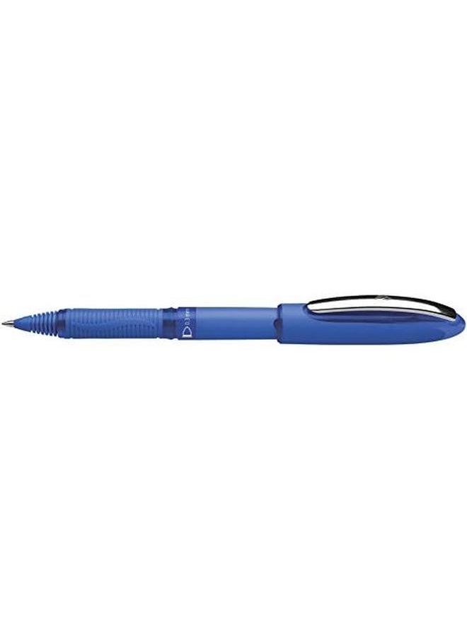 Schneider - One Hybrid C Rollerball Pen 0.3 Mm Hybrid Conical Tip Light Blue Barrel Blue Ink Box Of 10 Pens 183103 - Image 1