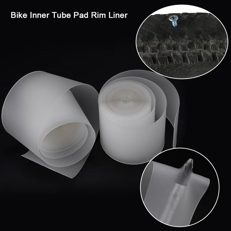 comfrt Bike Tire Liner Mountain Bike Bicycle Tyre Liner Inner Tube Protector Puncture Proof Belt 700c/26/27.5"/29" (Design : 26") 26 Inch Bike Tube - Image 2