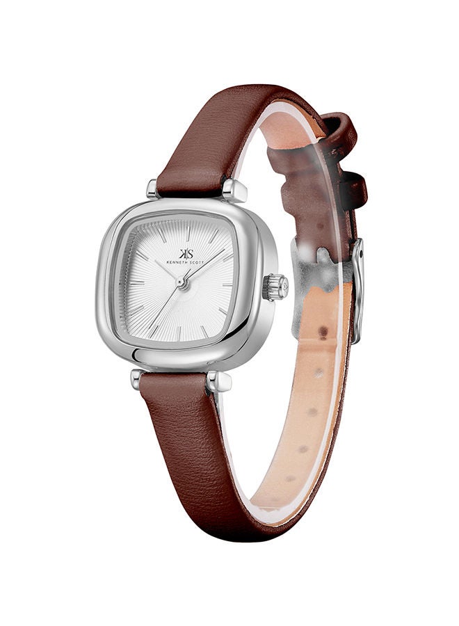 KENNETH SCOTT ساعة يد تناظرية من مادة البولي يوريثين K22525-SLDW - Image 2