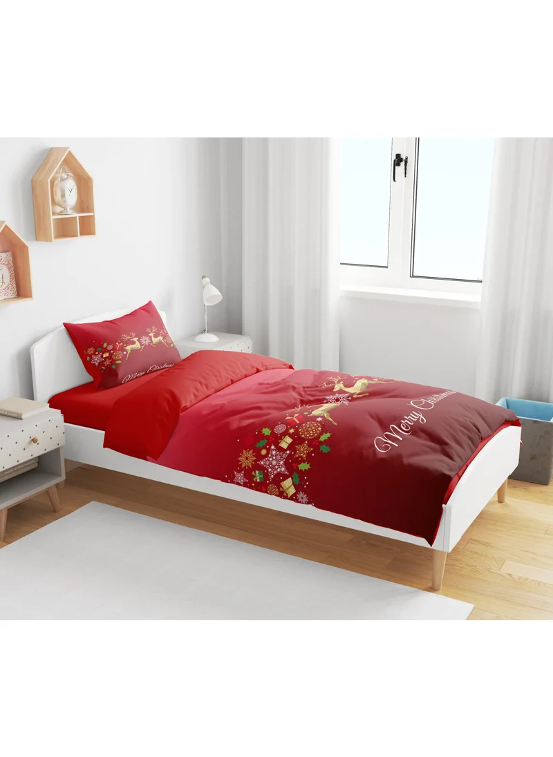 Eray Home Erays Home Erayshome New Year Christmas 3D Digital Printed Single Duvet Cover Set (Without Sheets)