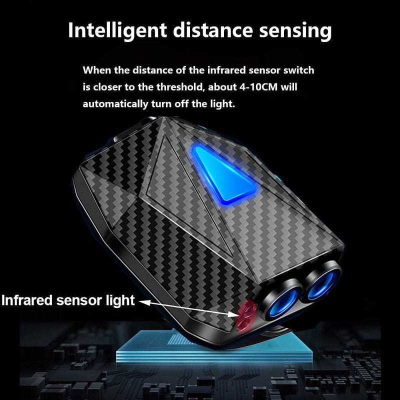 LZLRUN Animated Projection Welcome Light - Running Ice Fire Horse LED Light for Car - Image 3