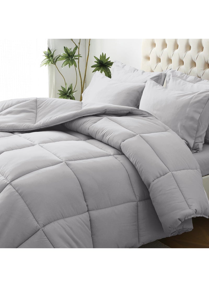 JOLLYVOGUE JOLLYVOGUE Full Size Comforter Set  Ultra-Soft Full Size Bed Set  Full Comforter Sets  7-Piece Bed in a Bag  Goose Down Alternative  Oeko-TEX Certified  Sheets & Pillowcases  - Image 4