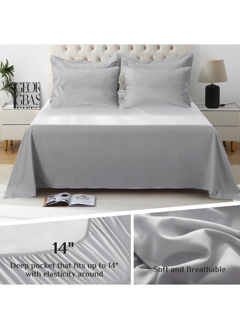 JOLLYVOGUE JOLLYVOGUE Full Size Comforter Set  Ultra-Soft Full Size Bed Set  Full Comforter Sets  7-Piece Bed in a Bag  Goose Down Alternative  Oeko-TEX Certified  Sheets & Pillowcases  - Image 3
