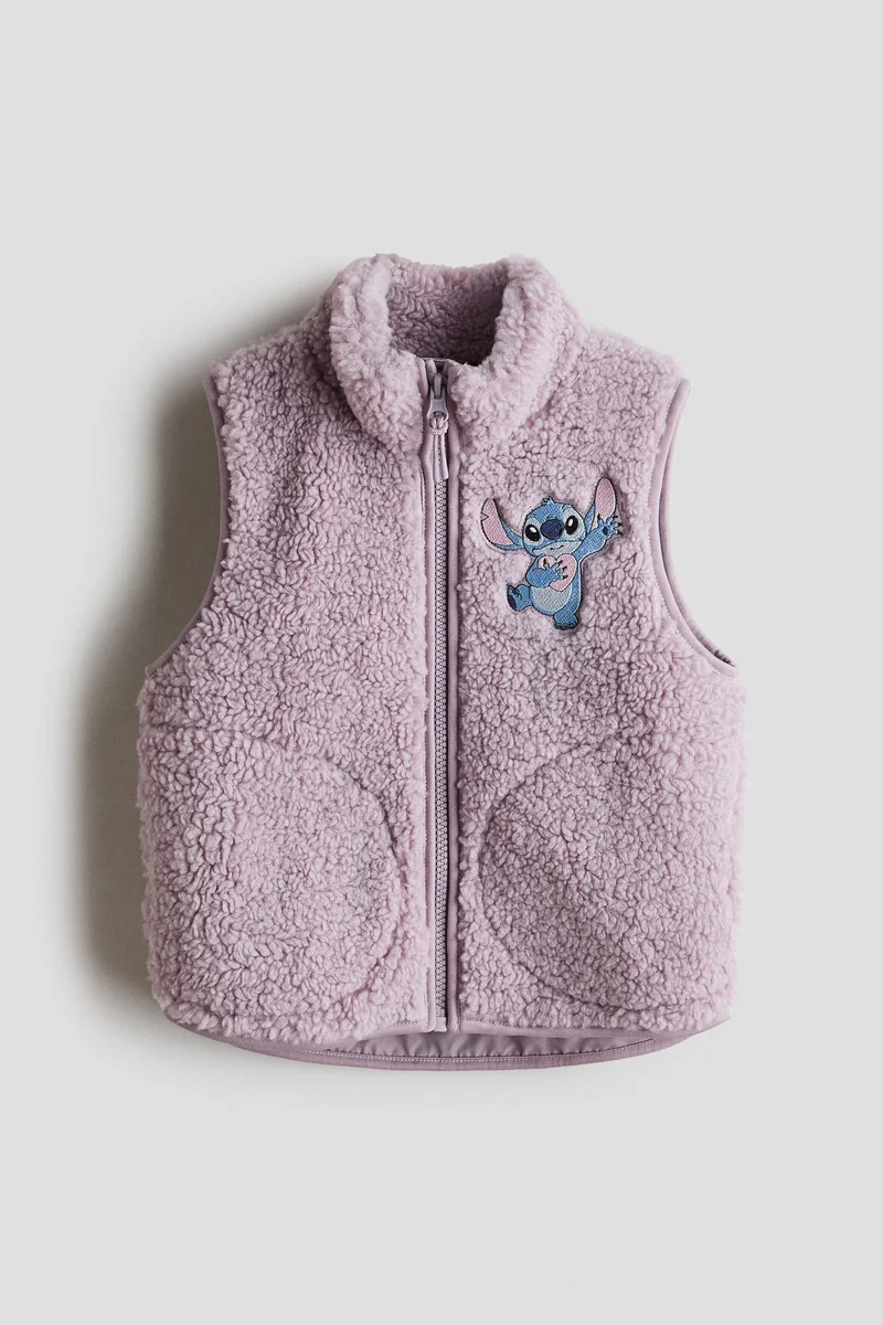 H&M Motif-detail teddy gilet