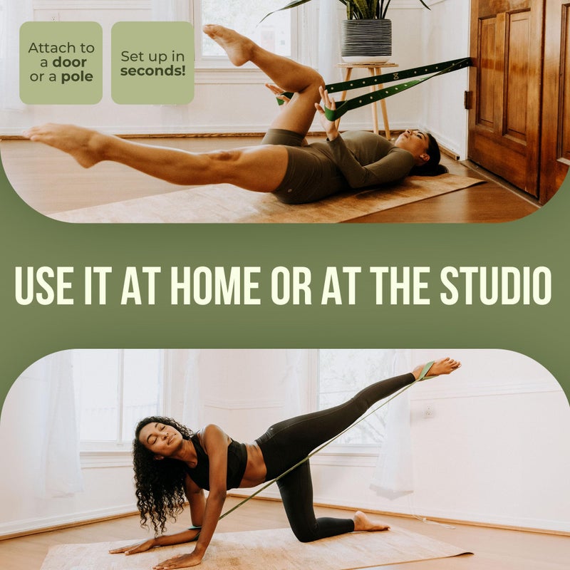 two8 bandz Two8 Bands Pilates in a Box -Workout Resistance Bands For Working Out Women & Men, Resistance Band With Loops, Stretch Band For Exercise, At Home Pilates Equipment for Home Workouts Kit, Workout Loops - Image 4