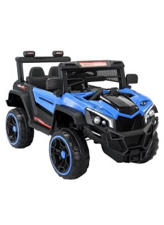 Electric kids car 4 motors 12 volts - openable doors - special lights - rocking mode - USB and AUX music - remote control