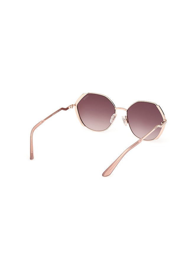 GUESS Women's UV Protection Hexagon Sunglasses - GU7842-S28Z58 - Lens Size: 58 Mm  - Image 5