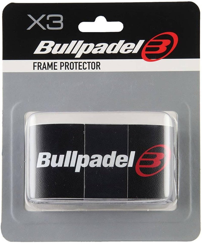 Bull Padel Frame Paddle Bat Frame Protectors Black,Pack of 3