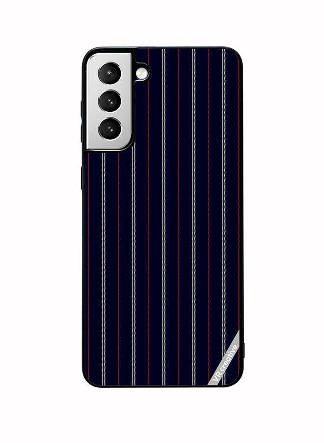 VR CREATIVE غطاء حماية لجهاز سامسونج جالاكسي S22 بلس 5G بتصميم خطوط متعددة الألوان - Image 1