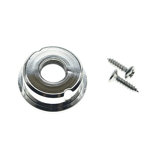 KAISH Nickel Brass Metric Electric Guitar Jackplate Electrosocket Jack Plate for FD Import Style Tele/Telecaster - Image 3