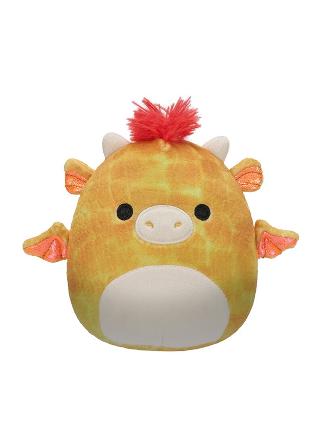 Squishmallows Little Plush 5 inch Dieric Yellow Textured Dragon with Red Hair Officially Licensed Kellytoy Plush Toy Colorful Soft Gift for Kids Girls & Boys Washable Squishy Stuff Toy Multicolor All Age  - Image 5