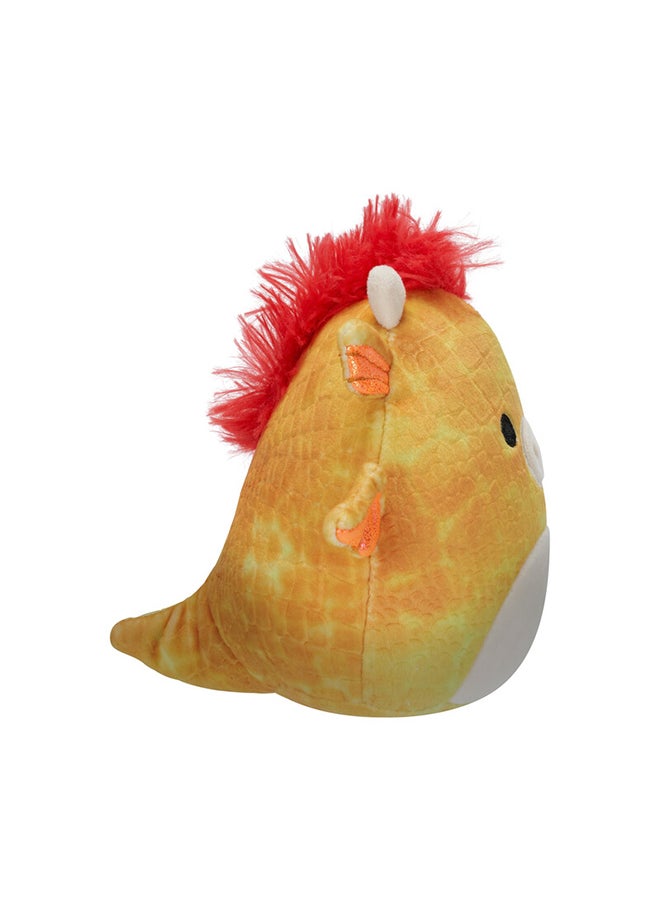 Squishmallows Little Plush 5 inch Dieric Yellow Textured Dragon with Red Hair Officially Licensed Kellytoy Plush Toy Colorful Soft Gift for Kids Girls & Boys Washable Squishy Stuff Toy Multicolor All Age  - Image 3