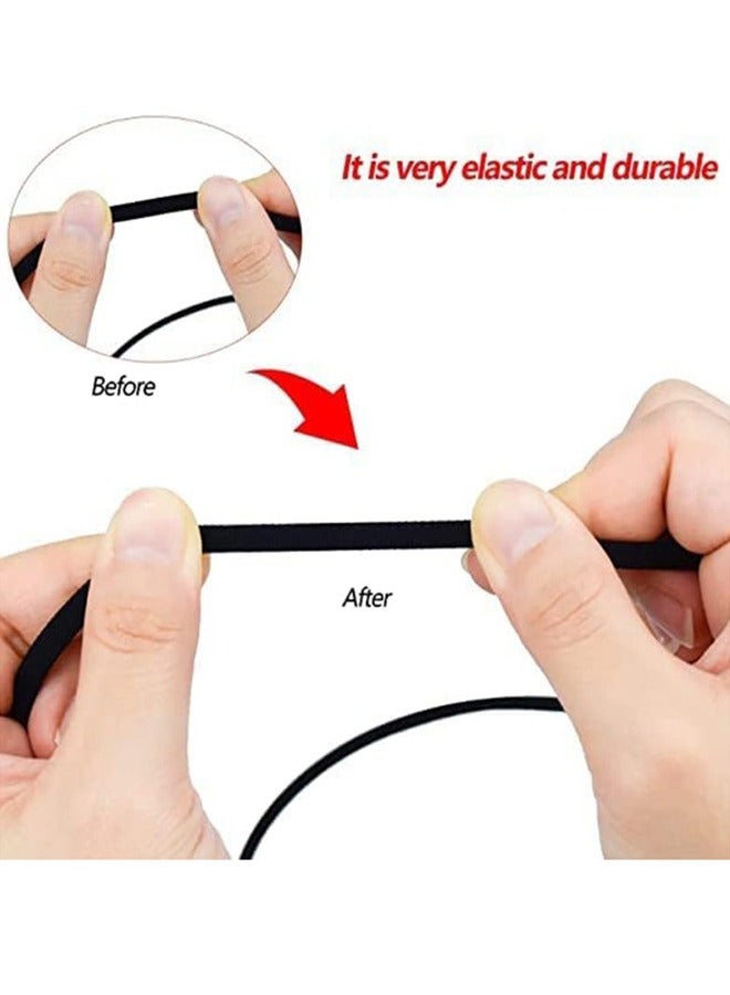 6 Pairs Shoe Laces No Tie Elastic Laces for All Shoes Universal Elastic Shoe Laces Tieless Running Shoelaces with Metal Buckles for Trainers Marathon Triathlon Runners Adults Kids 105CM - Image 4