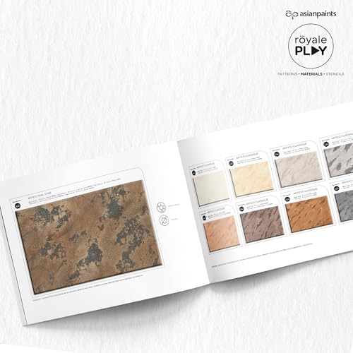 Asian Paints Royale Play Textures - LUXE Collection Touch & Feel Swatch Book | 10+ Luxurious Textures & 80+ Colours for Elegant Interiors - Image 2