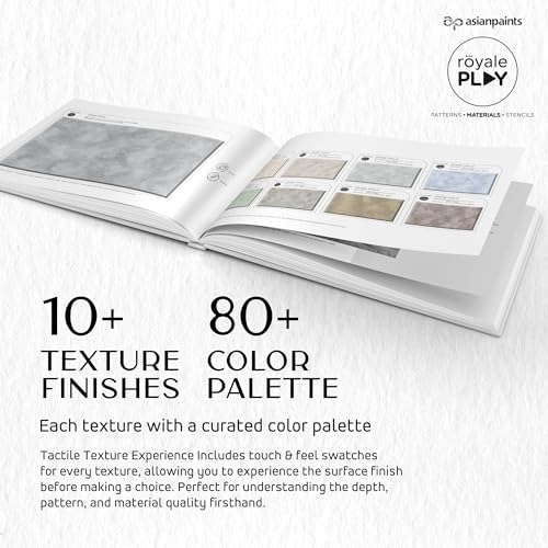 Asian Paints Royale Play Textures - LUXE Collection Touch & Feel Swatch Book | 10+ Luxurious Textures & 80+ Colours for Elegant Interiors - Image 4