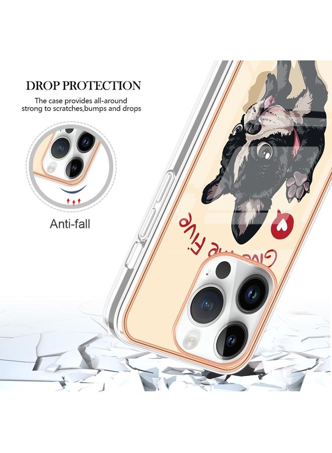 اس-توب جراب لهاتف iPhone 14 Pro، جراب هاتف IMD مزدوج الجوانب مطلي بالرخام الكهربائي - Image 4