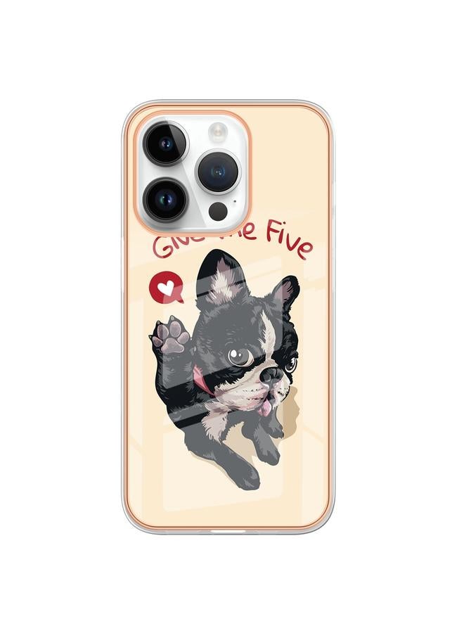 اس-توب جراب لهاتف iPhone 14 Pro، جراب هاتف IMD مزدوج الجوانب مطلي بالرخام الكهربائي - Image 2