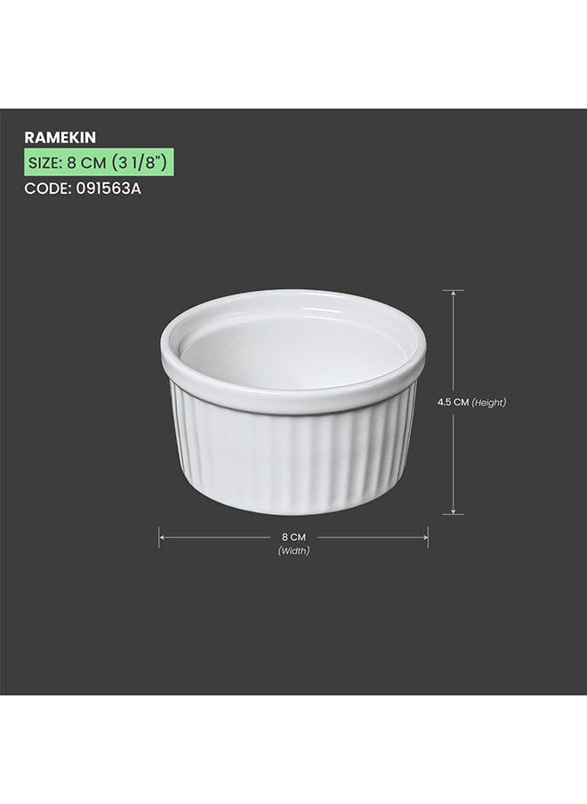 BARALEE - Baralee Simple Plus White Ramekin 8 cm - Image 1