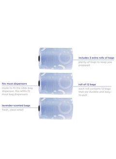 On The Go Waste Disposal Bags Refills Value Pack Lavender Scented 12 Roll Refills Baby On The Go Essentials - pzsku/Z0762A9DA8F1FF97C327BZ/45/_/1721976461/f4fdfdc8-98e2-42b0-9d8e-667806cc020b