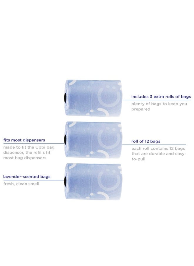 On The Go Waste Disposal Bags Refills Value Pack Lavender Scented 12 Roll Refills Baby On The Go Essentials - pzsku/Z0762A9DA8F1FF97C327BZ/45/_/1721976461/f4fdfdc8-98e2-42b0-9d8e-667806cc020b