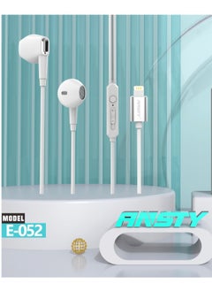 ANSTY In ear Earphone compatible with Iphone 14, 13, 12, 11, X Max Clear Sound, Volume Control, White - pzsku/Z0762B10B971A4EE827E3Z/45/1741253289/2727d9ba-b9ed-44b8-9ce1-ec34c2df62f6