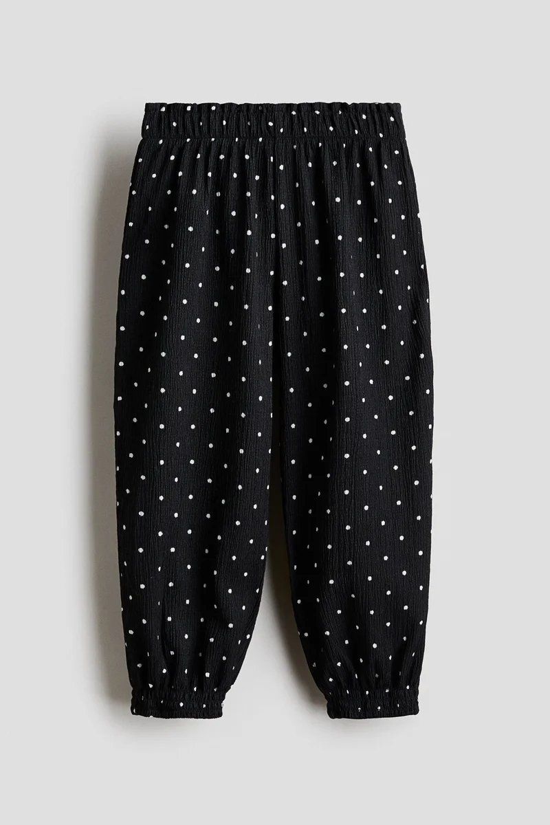 H&M Textured jersey trousers