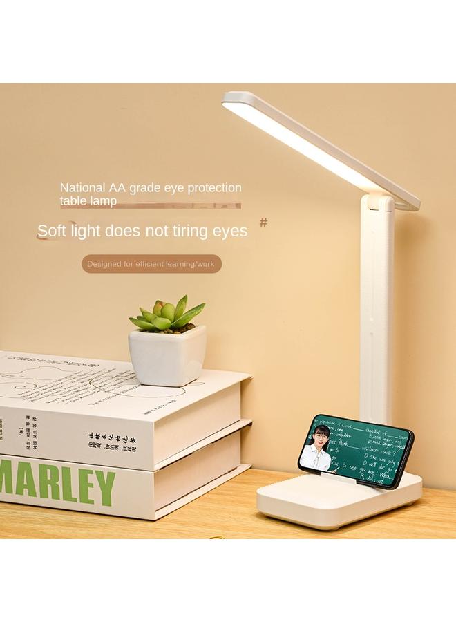Bluejw Desk Lamp Eye Protection Study Lamp LED Rechargeable Plug-in Student Dormitory Artifact Children's Eyesight Protection Reading Desk Lamp - Image 3
