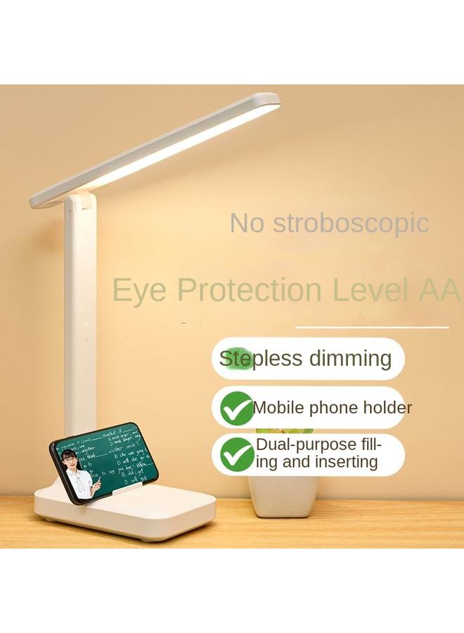 Bluejw Desk Lamp Eye Protection Study Lamp LED Rechargeable Plug-in Student Dormitory Artifact Children's Eyesight Protection Reading Desk Lamp - Image 2