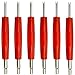 VOTNMIC 6Pcs R134A R12 AC HVAC Valve Core Removal Tool SetDual Heads Valve Core Remover Schrader Valve Stem Core Remover Tool Air Conditioning Line Repair Tools for HVAC R22 R12 R410A AC System - Image 2