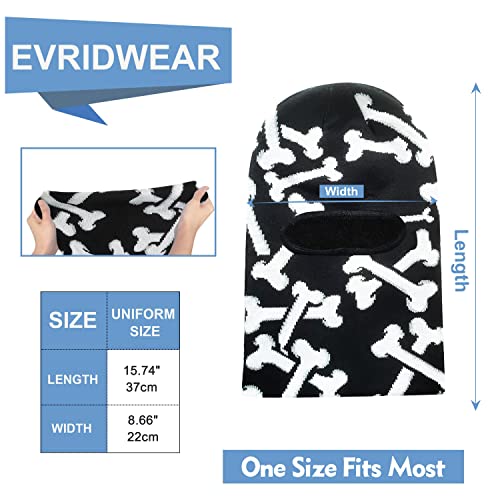 Evridwear Winter Balaclava Ski Mask Warm Knitted Full Face Cover for Men and Women Outdoor Sports Cycling(Bones) - Image 3