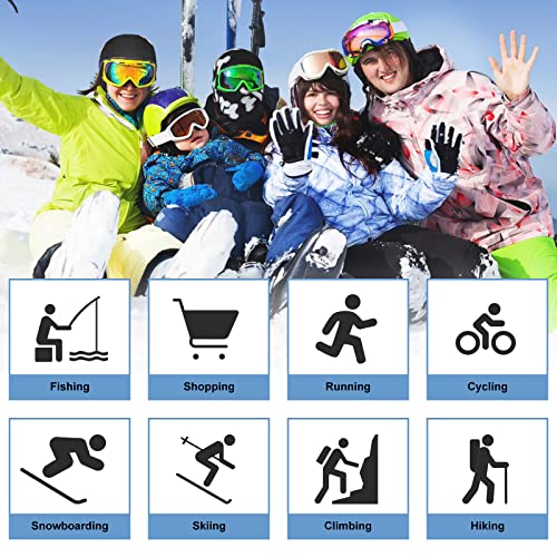 Evridwear Winter Balaclava Ski Mask Warm Knitted Full Face Cover for Men and Women Outdoor Sports Cycling(Bones) - Image 4