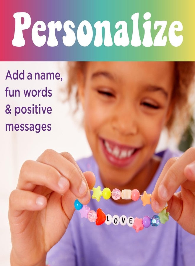 Creativity for Kids Rainbow Bead Jar Jewelry Making Kit: Makes 40+ Friendship Bracelets, DIY Crafts for Girls, Great Easter Basket Stuffers (Ages 6+) - Image 4