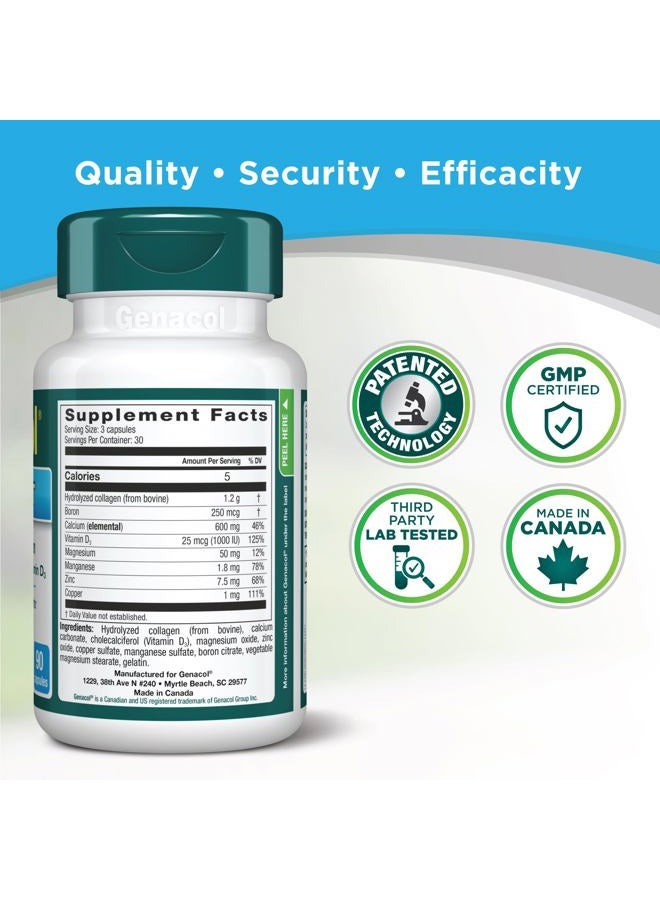 Genacol Bone Health and Joint Support Supplement for Women and Men (90 Cap) - Image 4