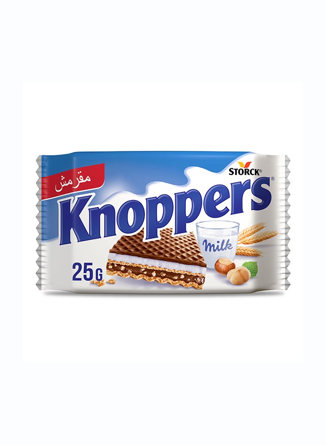 Knoppers Wafer With Milk & Hazelnut Flavour 25g - Image 1