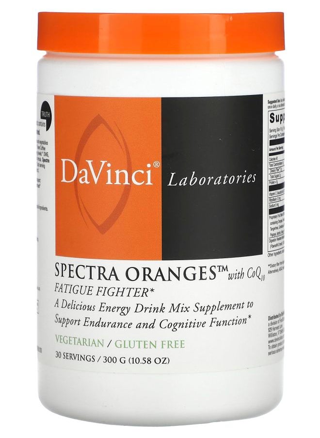 DaVinci Laboratories Spectra Oranges with CoQ10 10.58 oz (300 g) 
