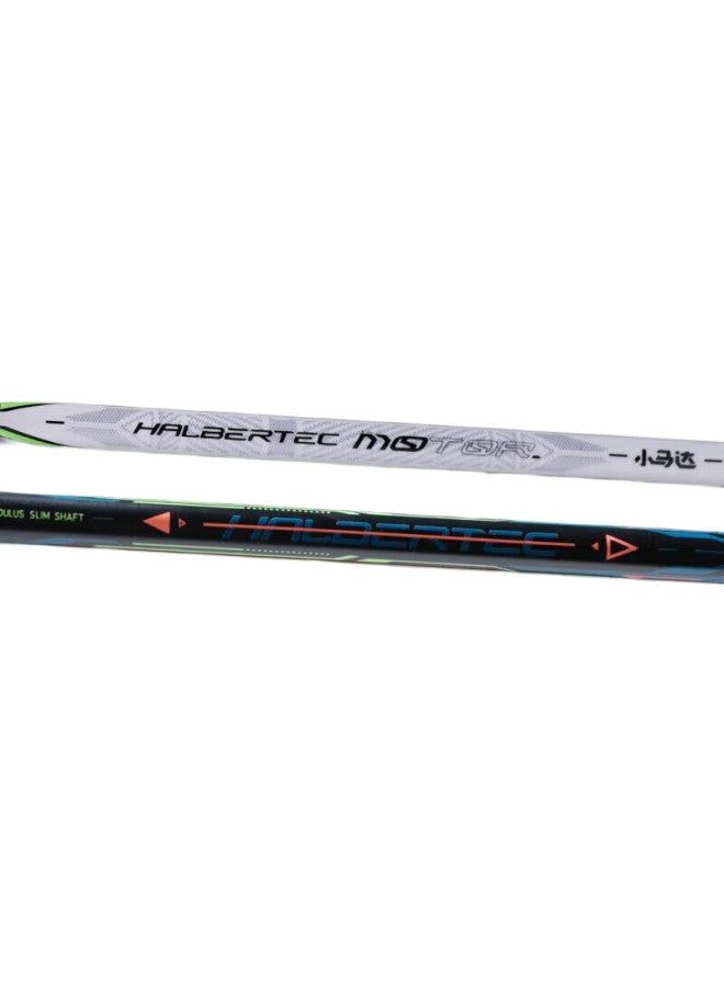 Li-Ning Badminton Racket Xiaozhanji 9000 Xiaoma Da Full Carbon Ultra-Light Control Single Racket, Fluorescent Fruit Pink, 4U - Image 2