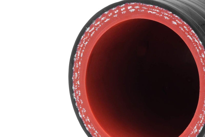 HPS 1-1/4" (32mm) Black High Temperature 3-ply Reinforced Silicone Coolant Cap Bypass Heater, 1-3/4" Length, 350F Max. Temp, 4mm Wall Thickness - Image 2